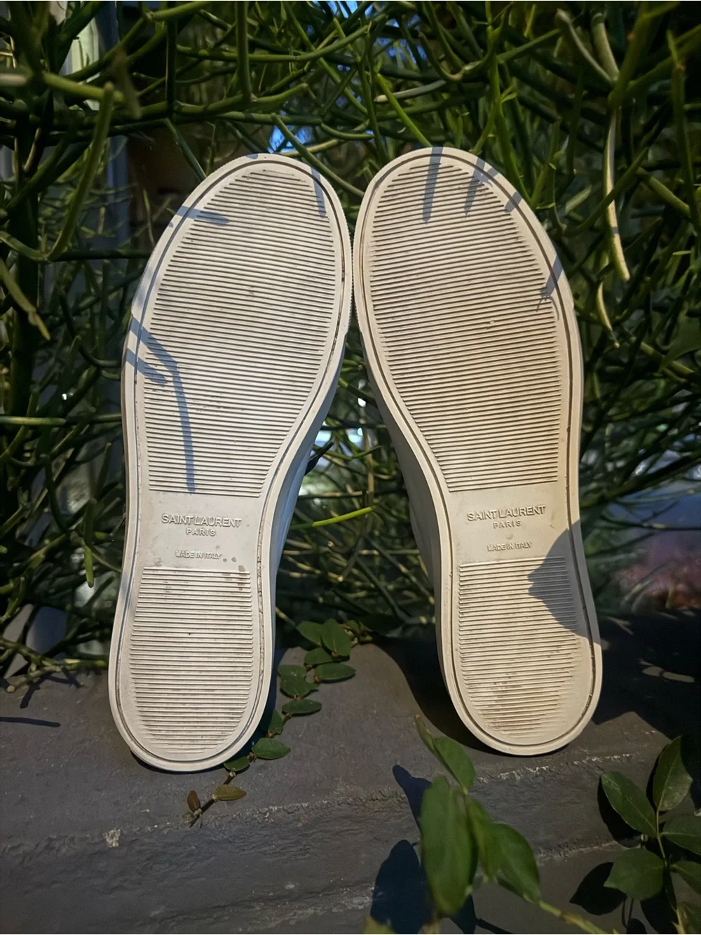 Saint Laurent Men’s Andy Low-top Court Shoes (White, Men’s 42EU/9US)